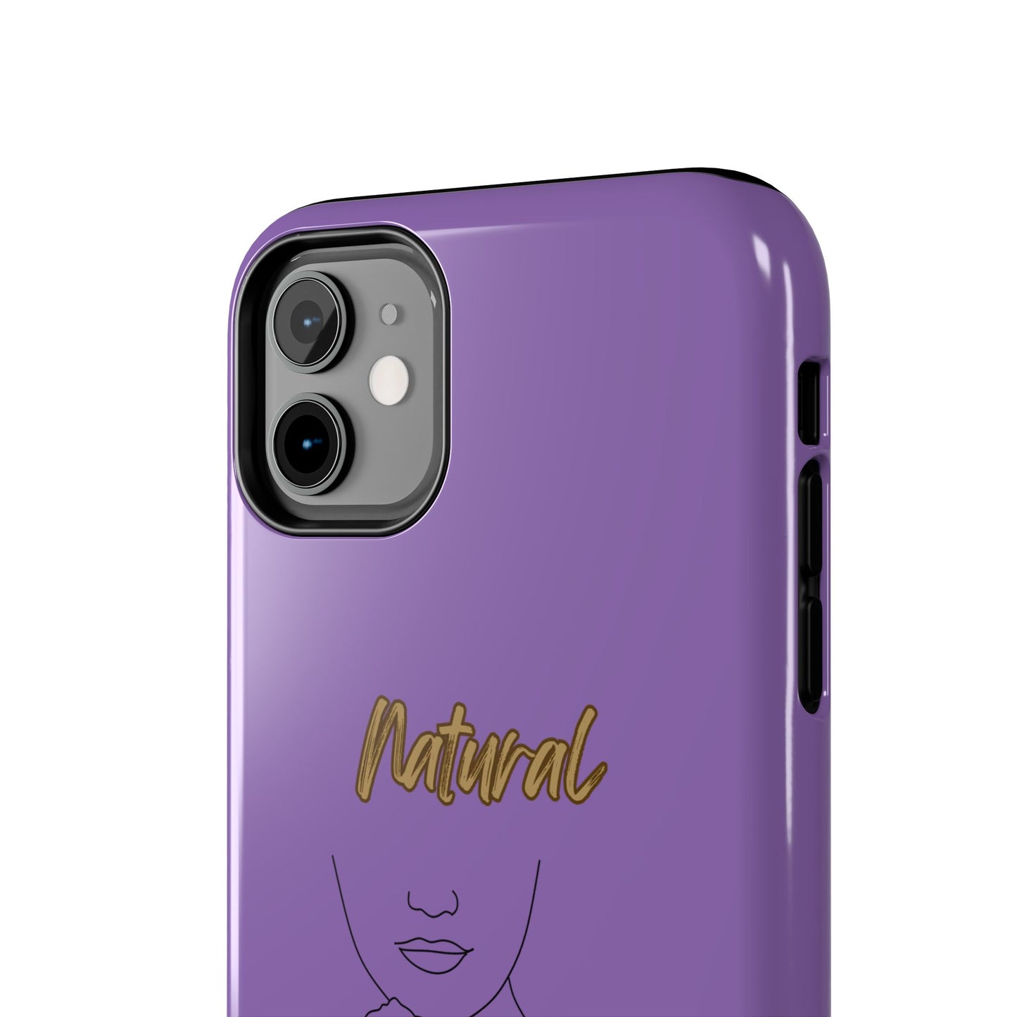 Natural Woman Kissed Flower (BL)Tough Phone Cases LIGHT PURPLE