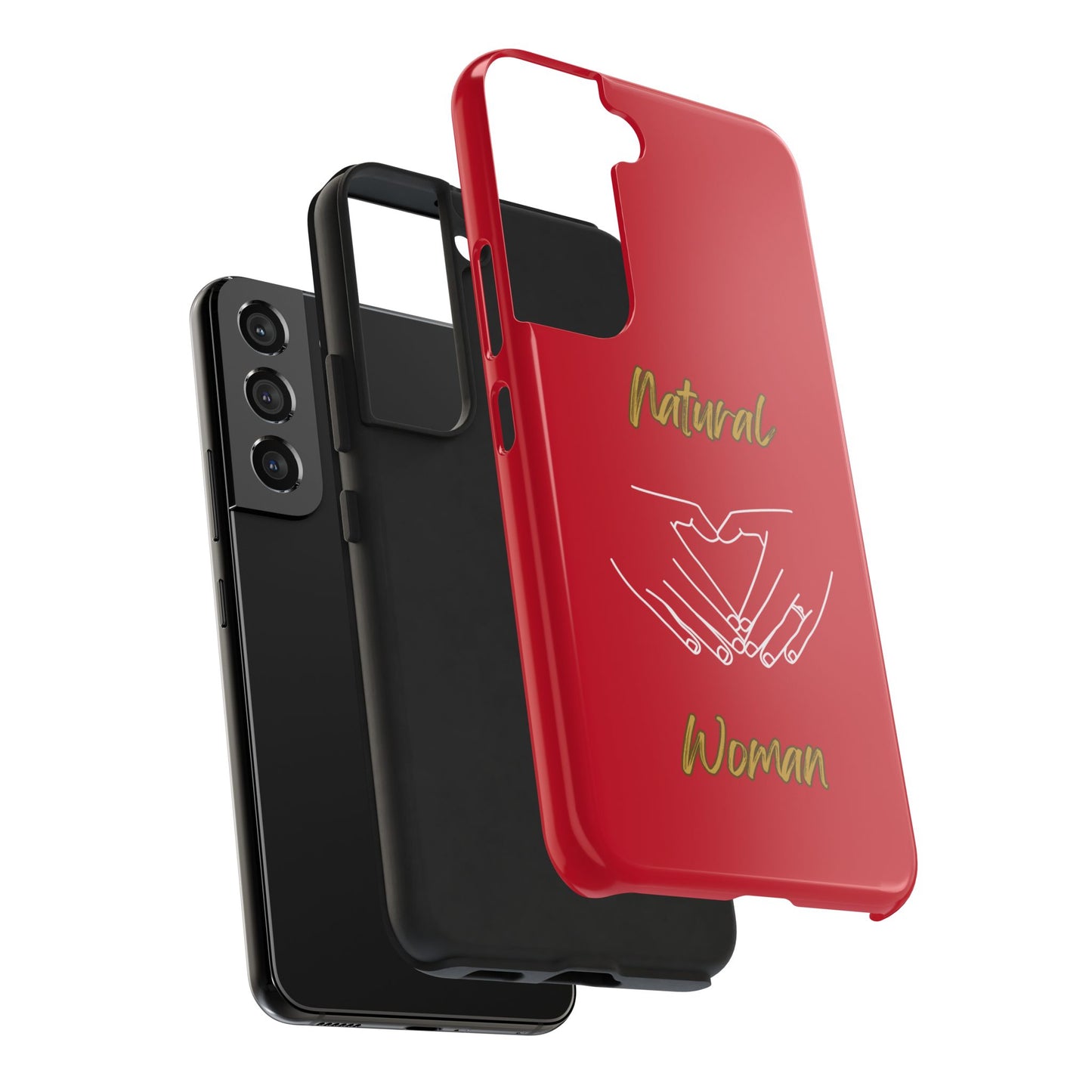 Natural Woman I Love You (WL)Tough Phone Cases DARK RED