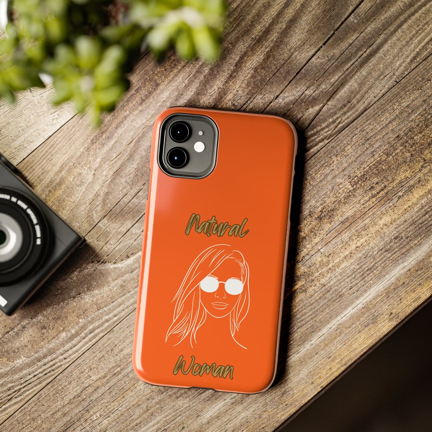 Natural Woman Shades (WL)Tough Phone Cases ORANGE