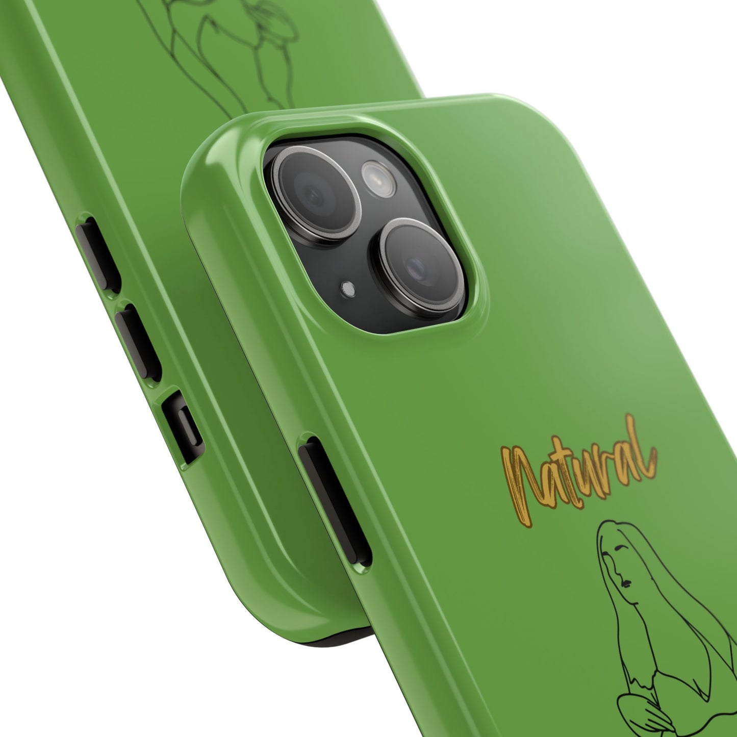Natural Woman Full Beauty (BL)Tough Phone Cases GREEN