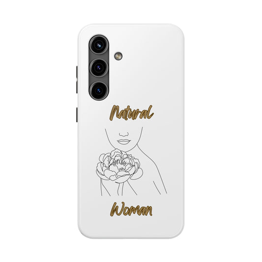 Natural Woman Kissed Flower (BL)Tough Phone Cases WHITE