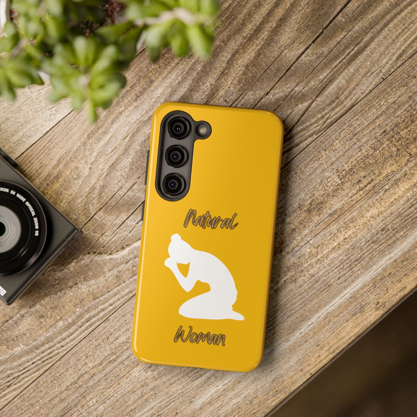 Natural Woman Pray (WL) Tough Phone Cases YELLOW