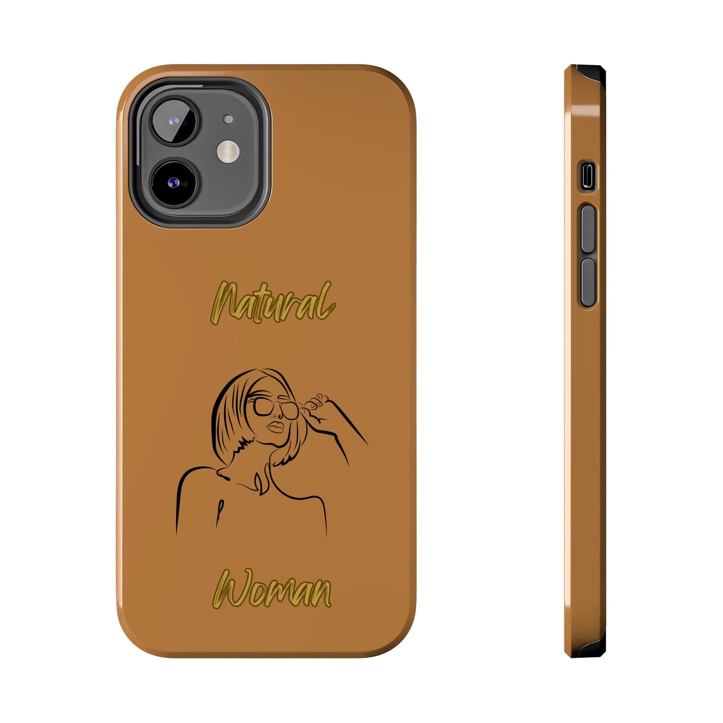 Natural Woman Bright Future (BL)Tough Phone Cases LIGHT BROWN