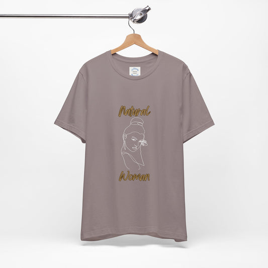 Natural Woman Sassy Bun (WL) Short Sleeve T-Shirt