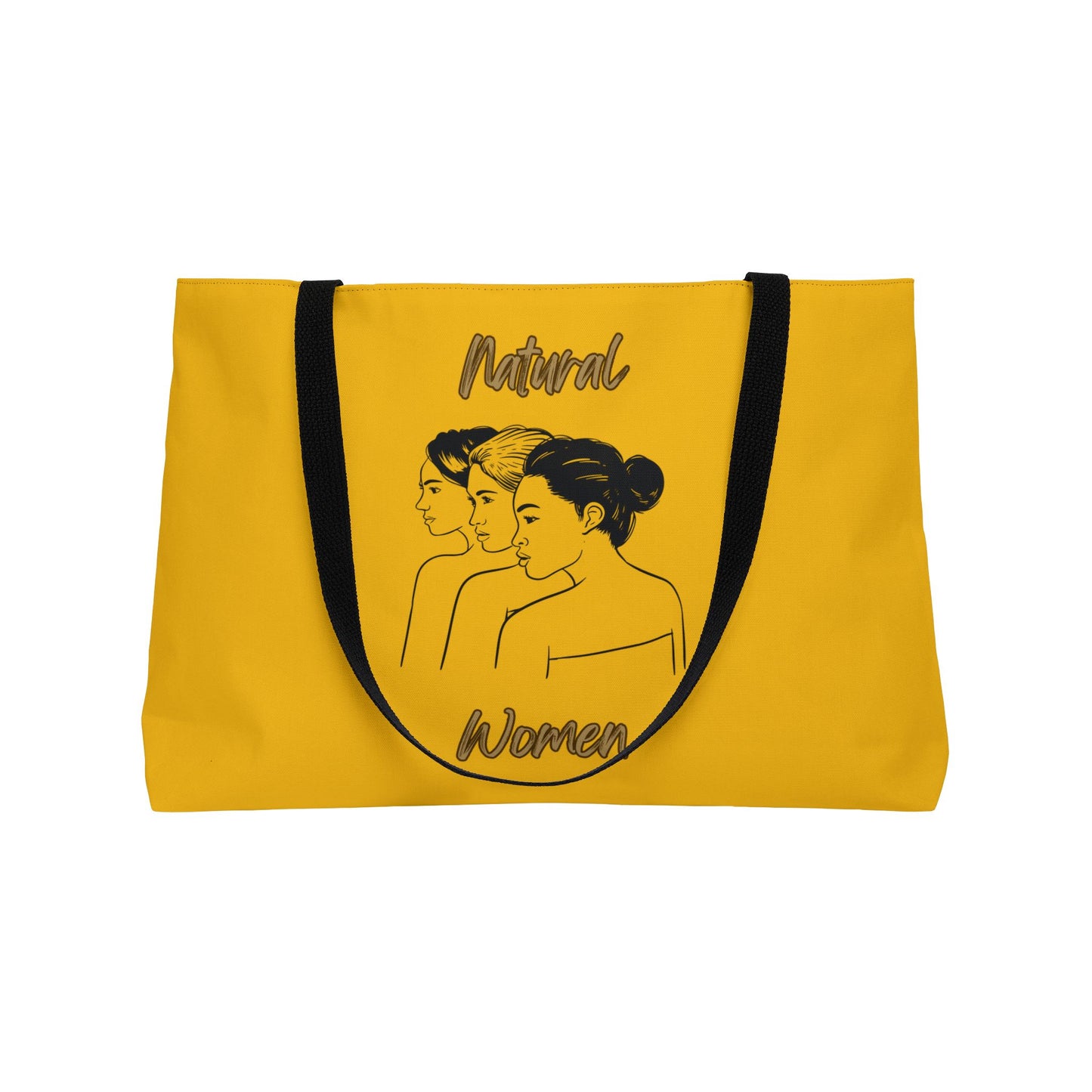 Natural Women United Friends (BL) Weekender Tote Bag YELLOW
