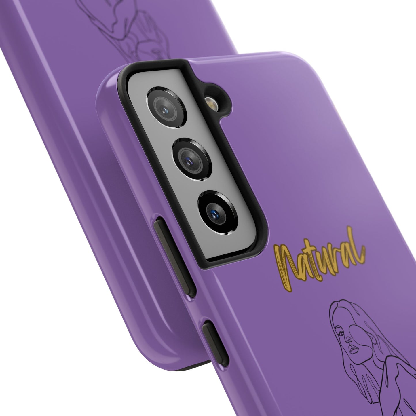 Natural Woman Care Free (BL)Tough Phone Cases LIGHT PURPLE