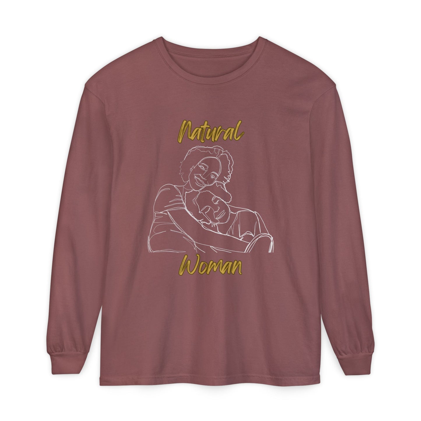 Natural Woman Loving Embrace (WL) Long Sleeve T-Shirt