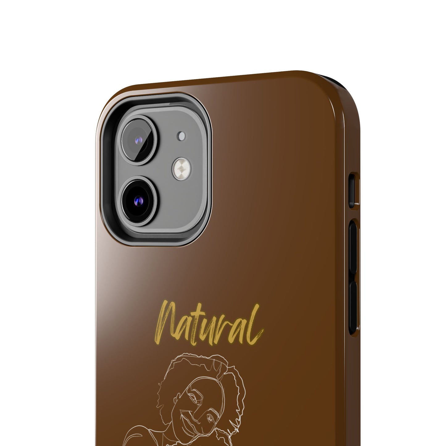 Natural Woman Loving Embrace (WL)Tough Phone Cases BROWN