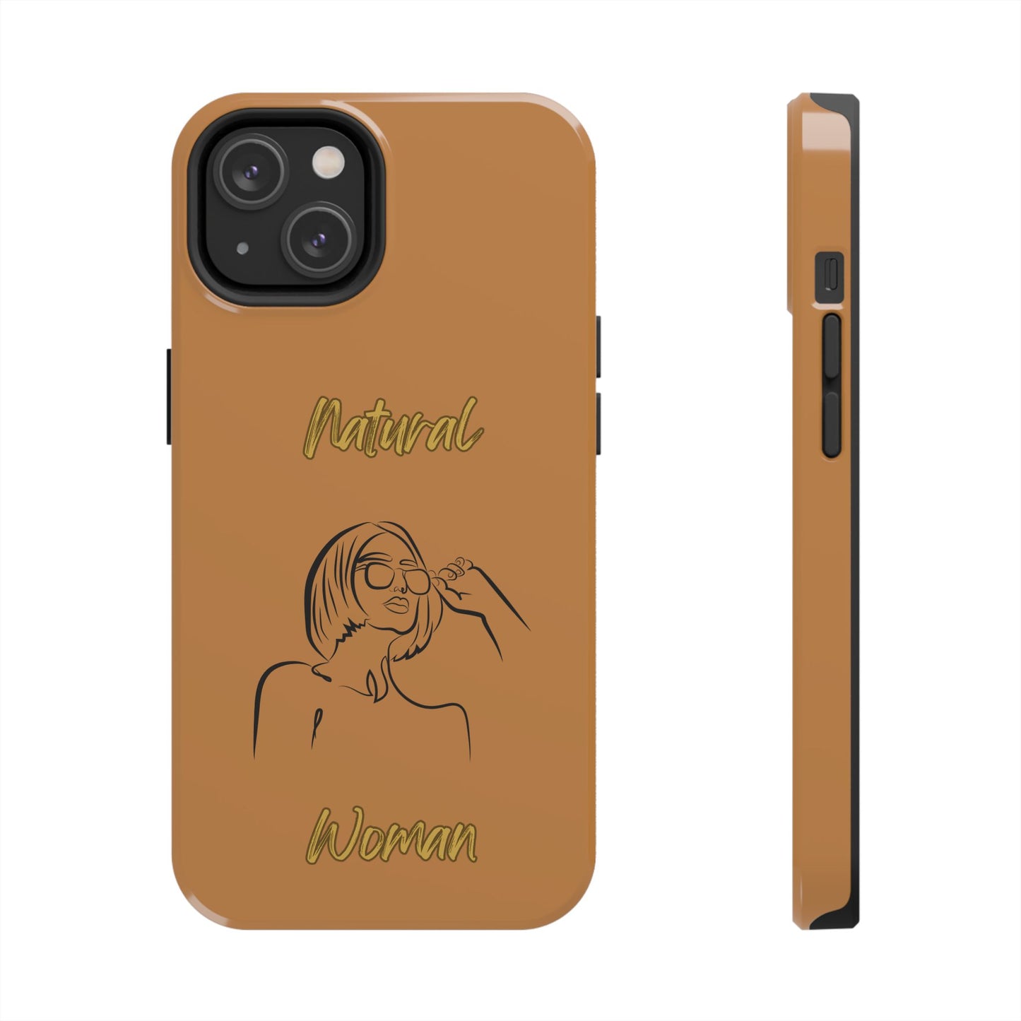 Natural Woman Bright Future (BL)Tough Phone Cases LIGHT BROWN