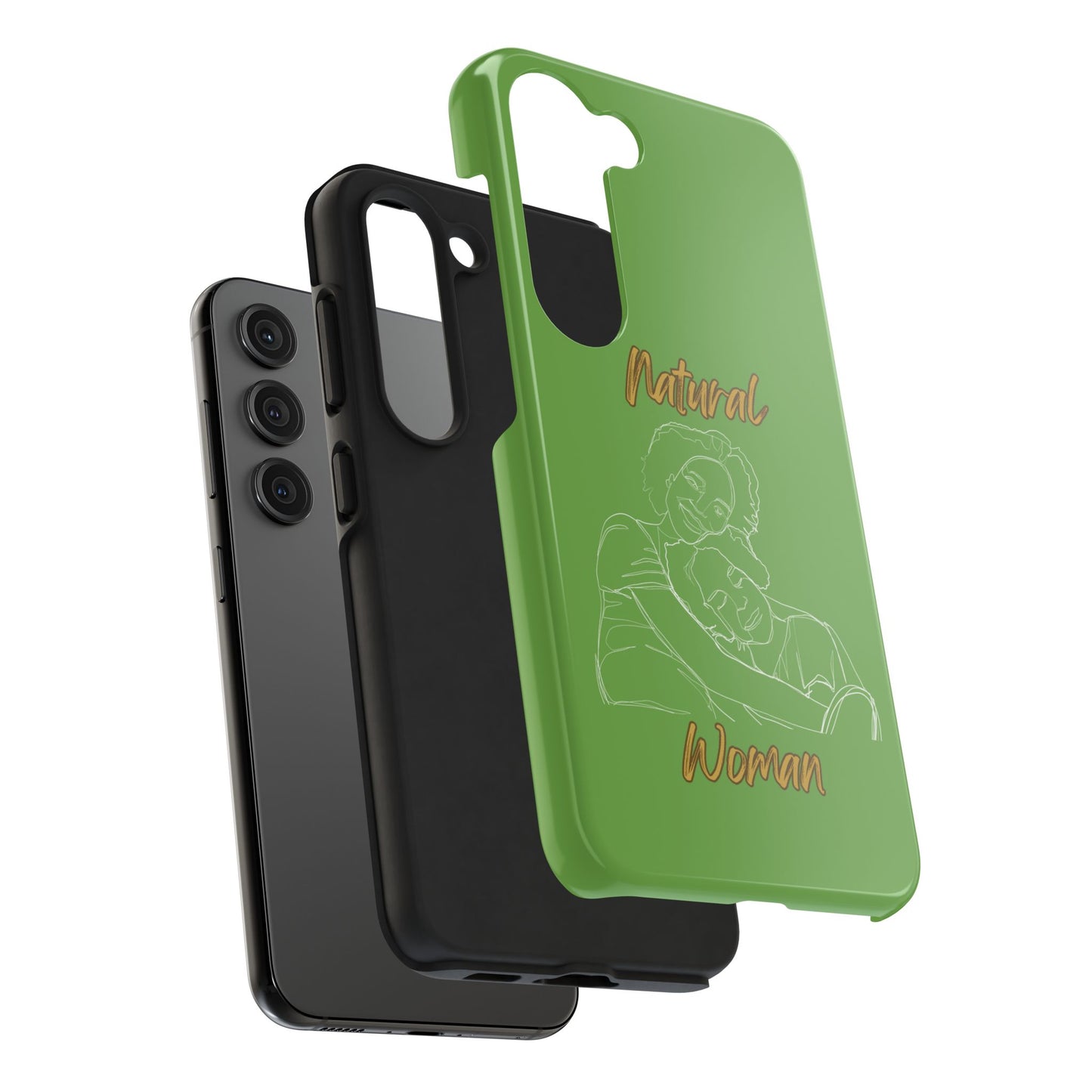 Natural Woman Loving Embrace (WL)Tough Phone Cases GREEN