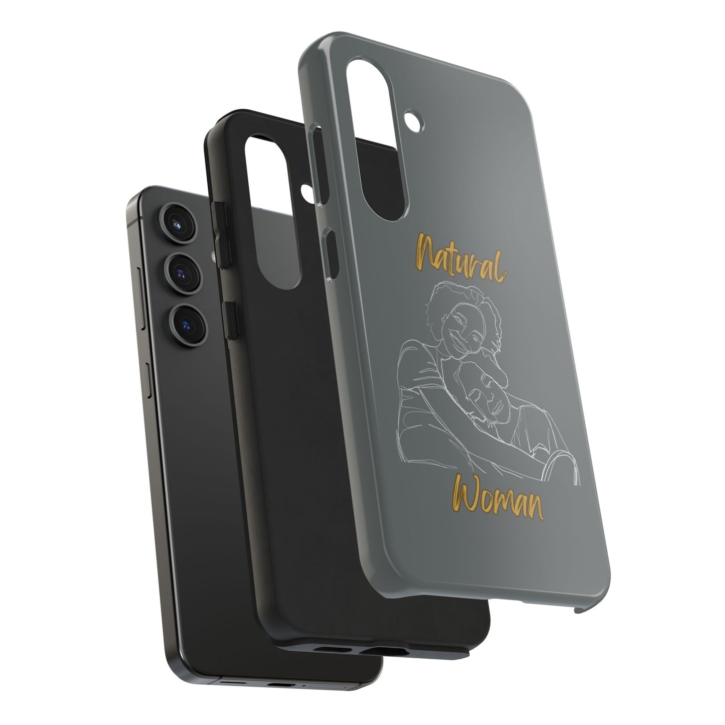 Natural Woman Loving Embrace (WL)Tough Phone Cases DARK GREY