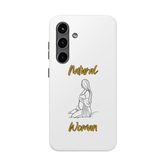 Natural Woman Expecting (BL)Tough Phone Cases WHITE