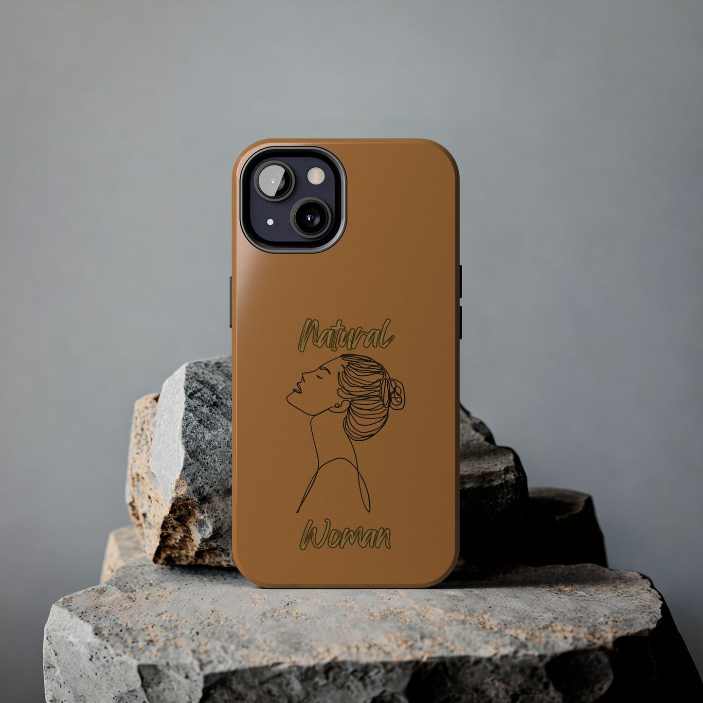 Natural Woman Wet Bun (BL) Tough Phone Cases LIGHT BROWN