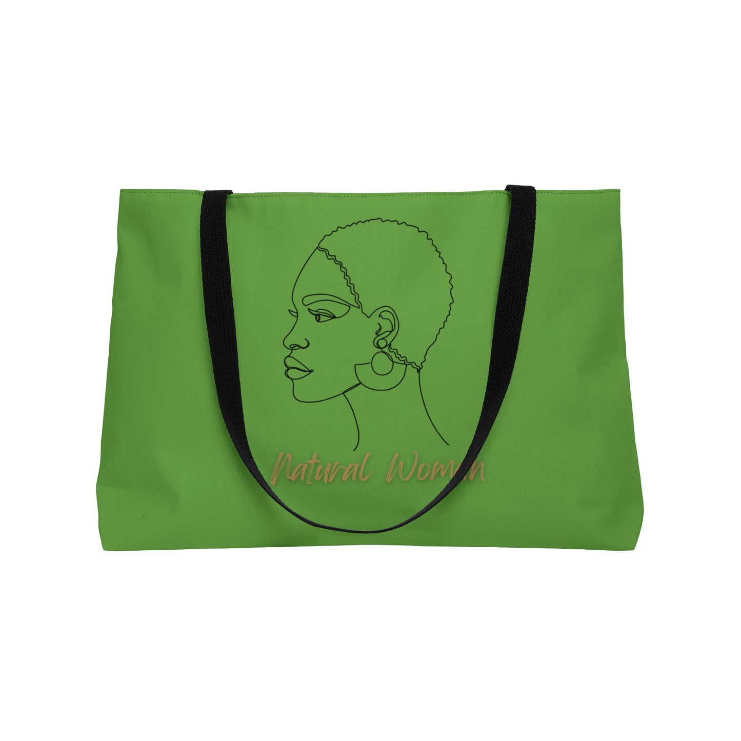 Natural Woman Finger Wave (BL) Weekender Tote Bag GREEN