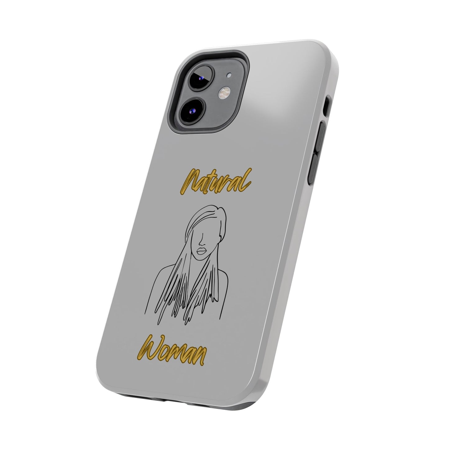Natural Woman Content (BL)Tough Phone Cases LIGHT GREY