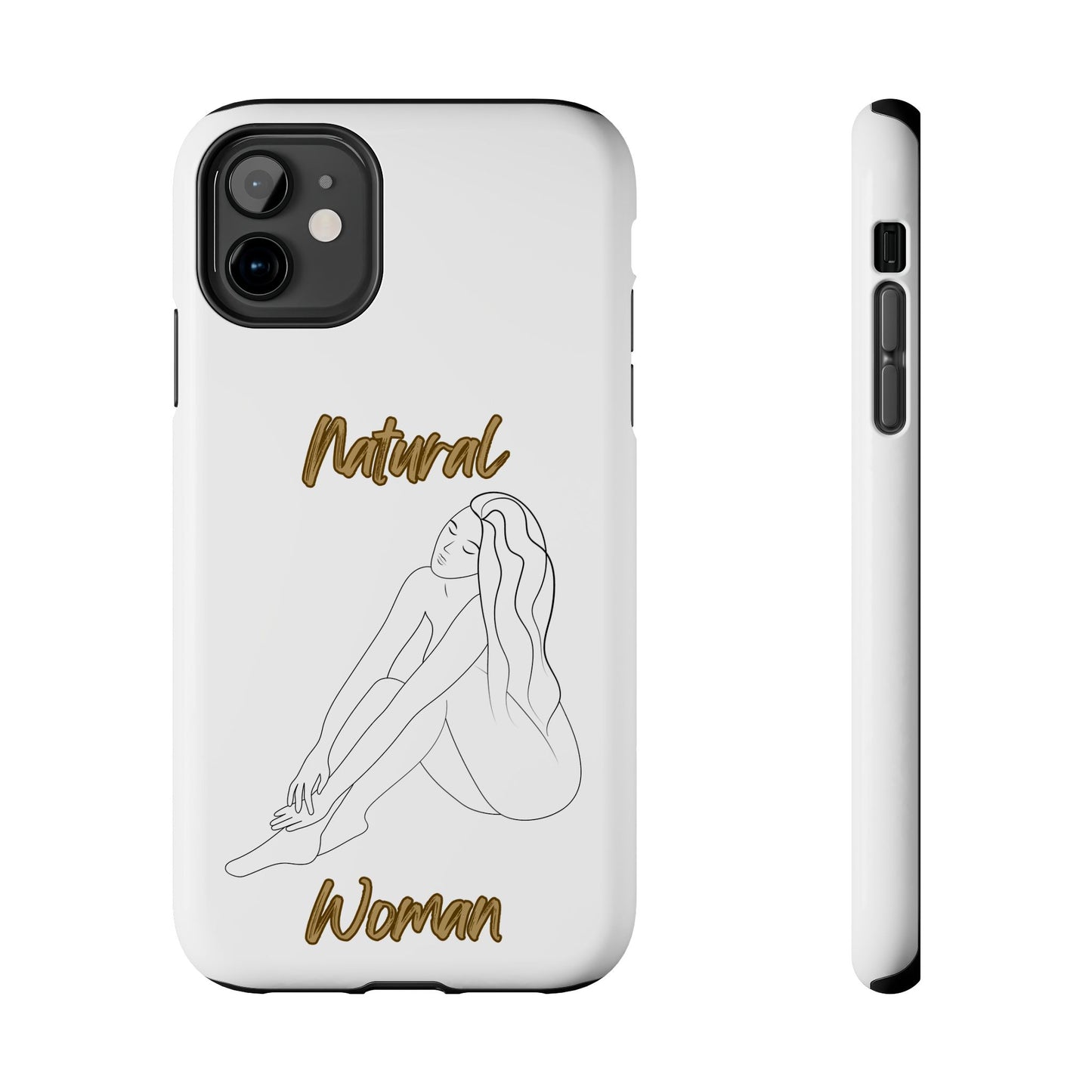 Natural Woman Beauty (BL) Tough Phone Cases WHITE
