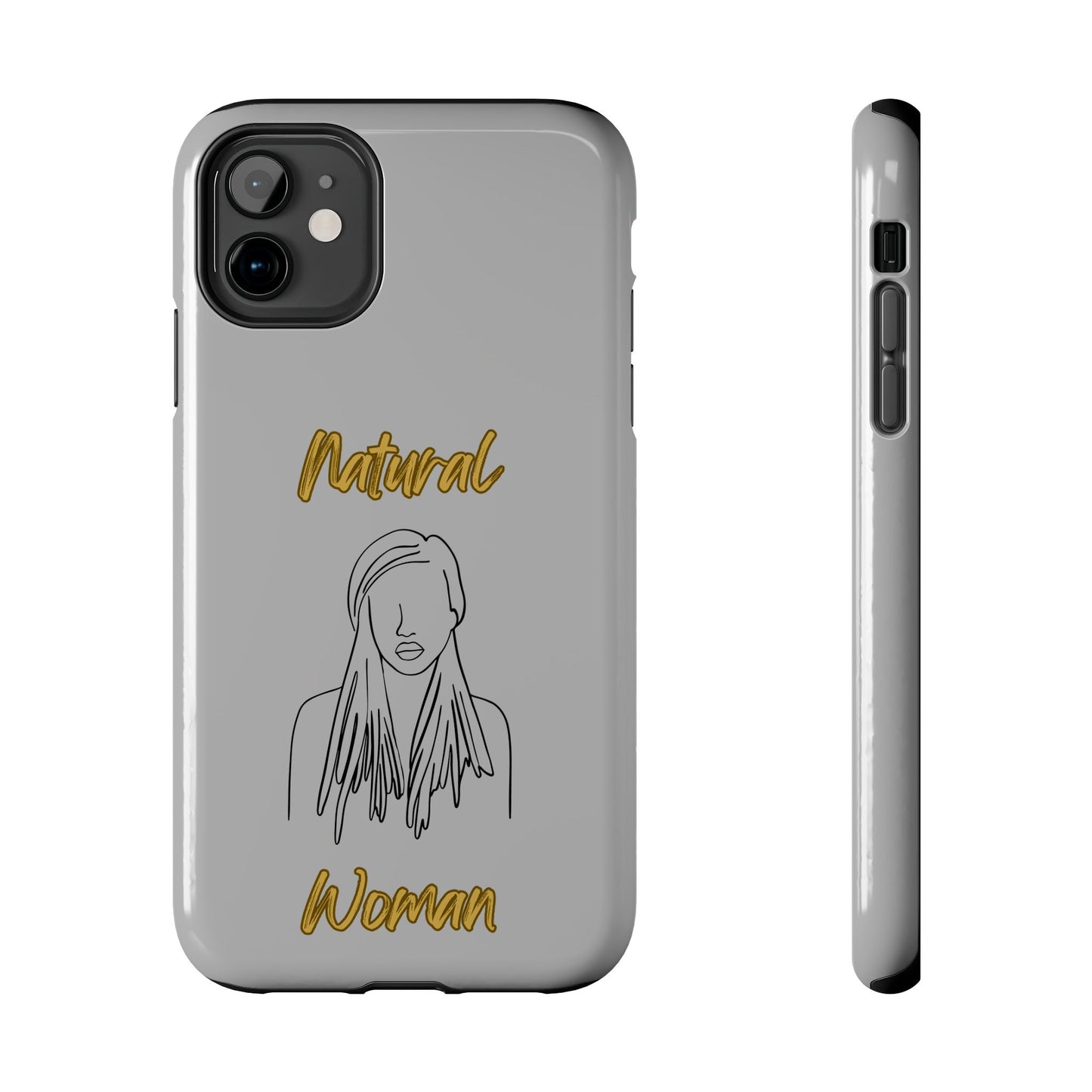 Natural Woman Content (BL)Tough Phone Cases LIGHT GREY