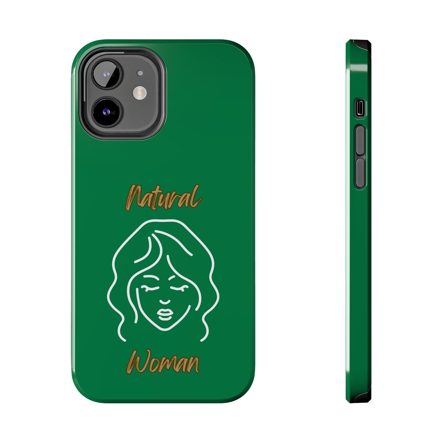 Natural Woman Modest (WL)Tough Phone Cases DARK GREEN