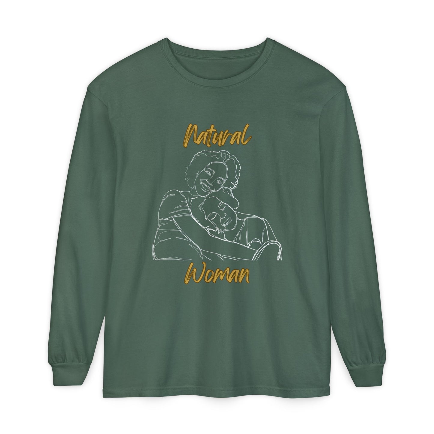 Natural Woman Loving Embrace (WL) Long Sleeve T-Shirt
