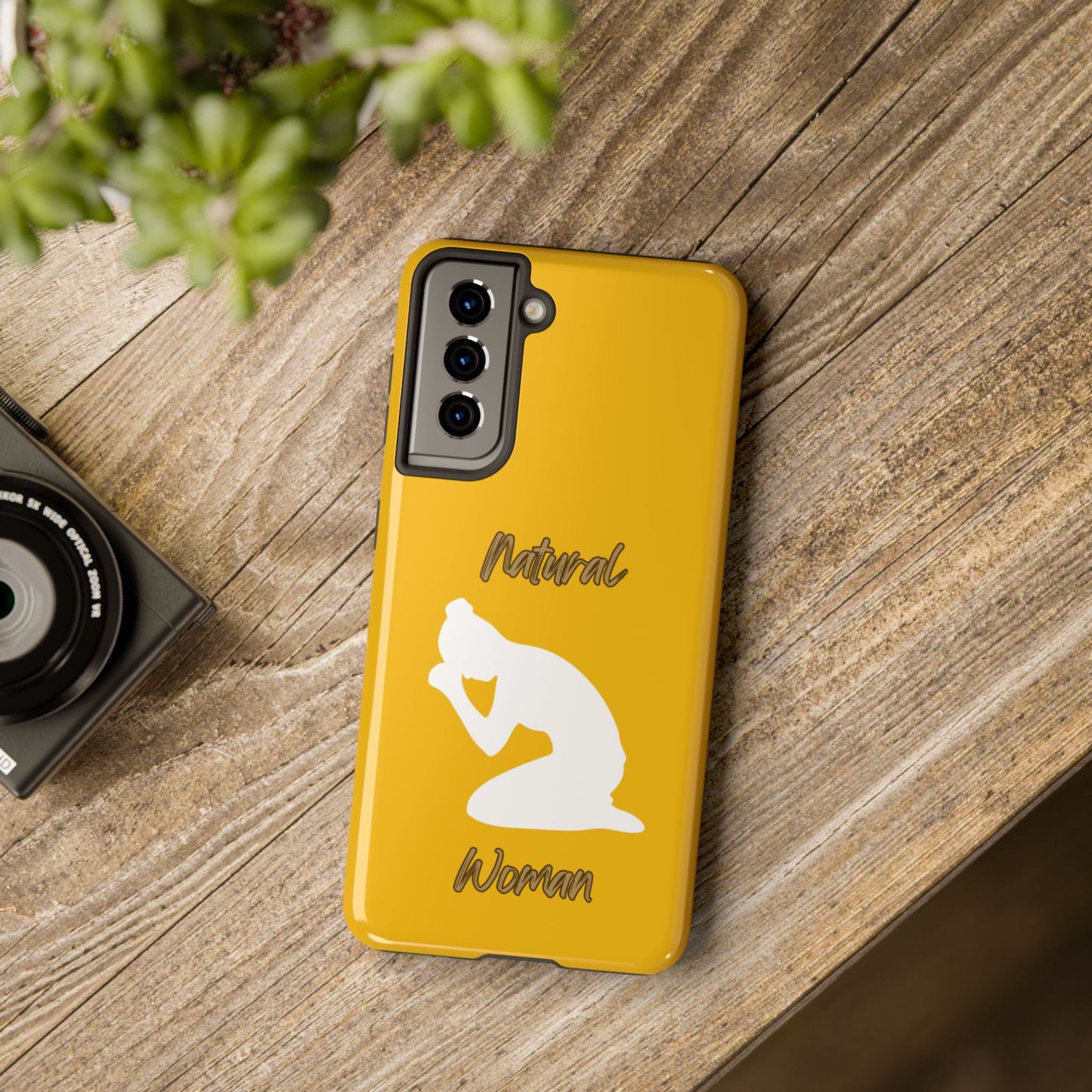 Natural Woman Pray (WL) Tough Phone Cases YELLOW