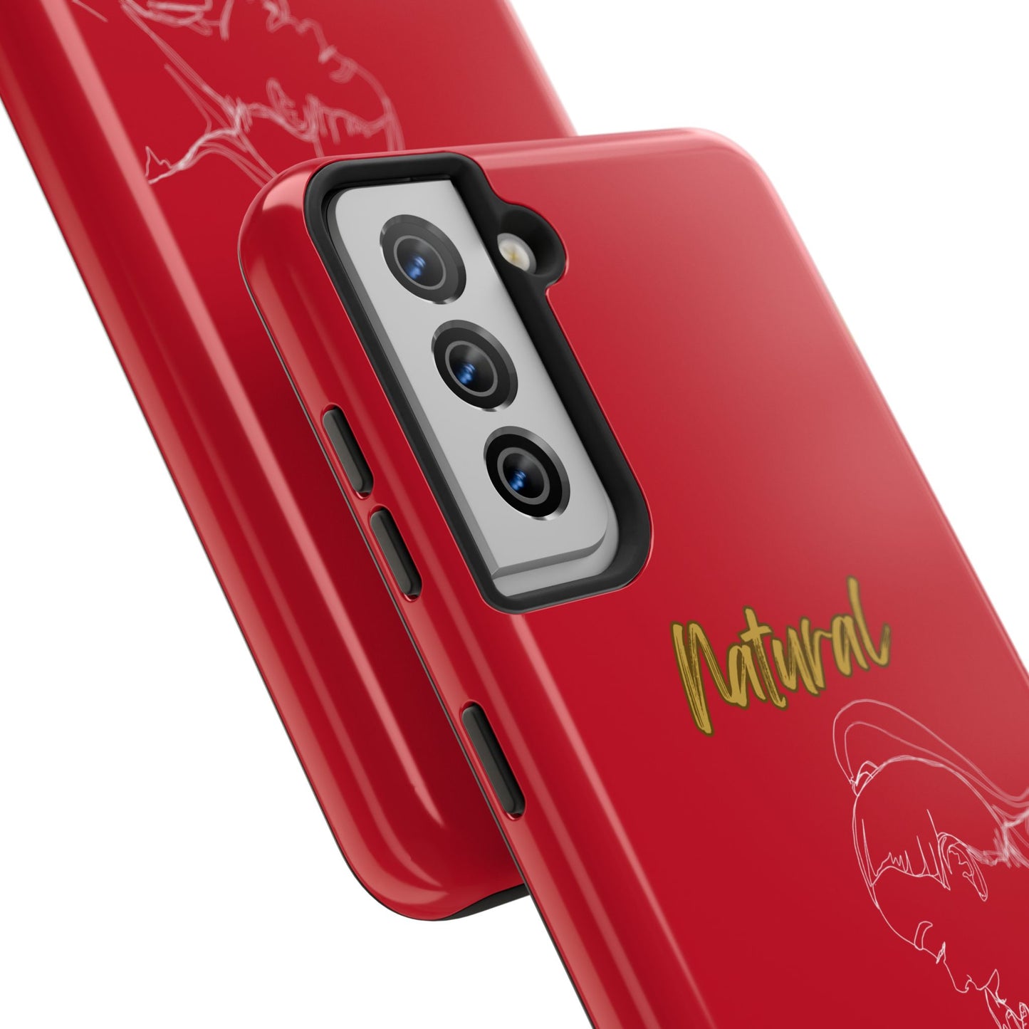 Natural Woman New Life (WL)Tough Phone Cases DARK RED