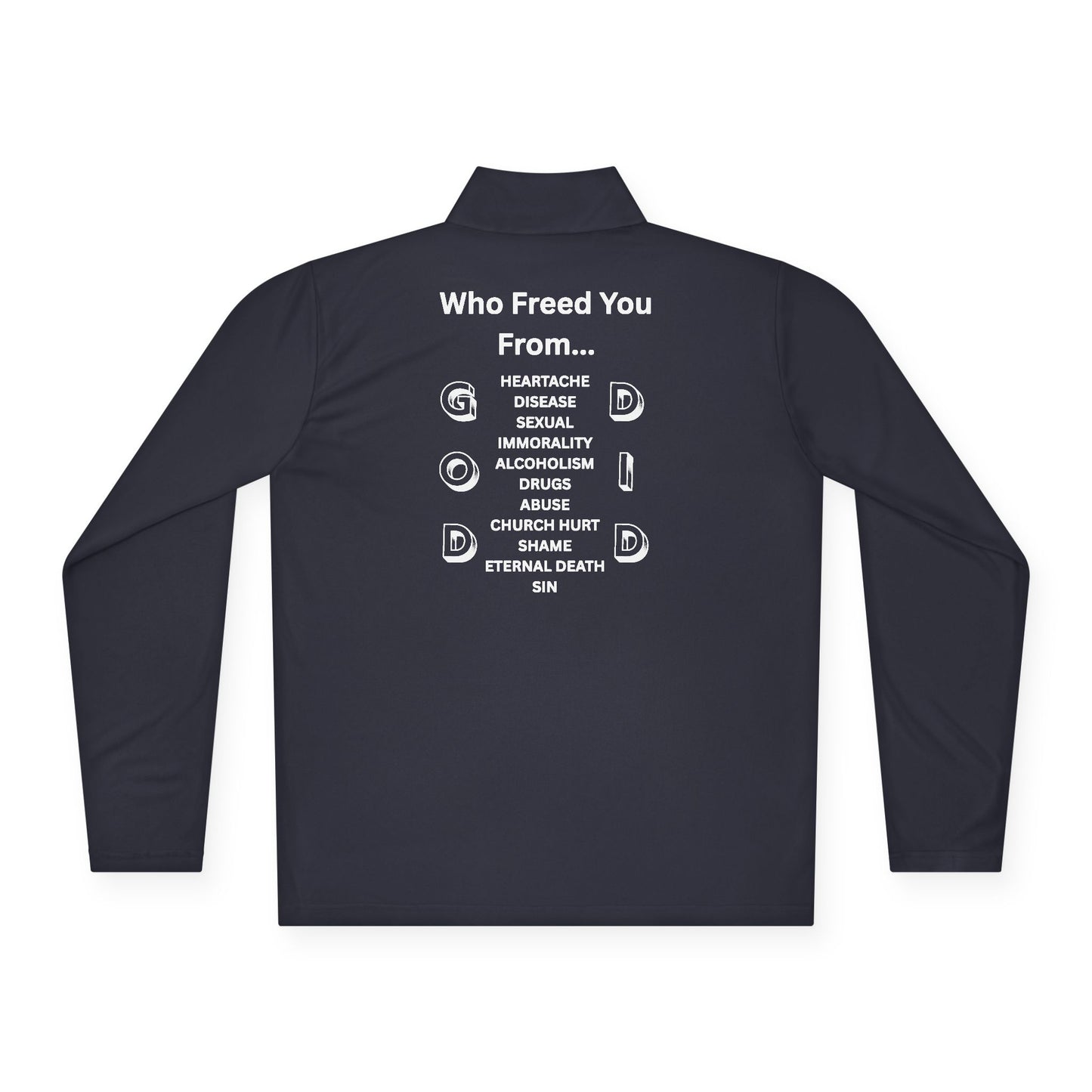 "GOD DID" Zip Pullover (WL)