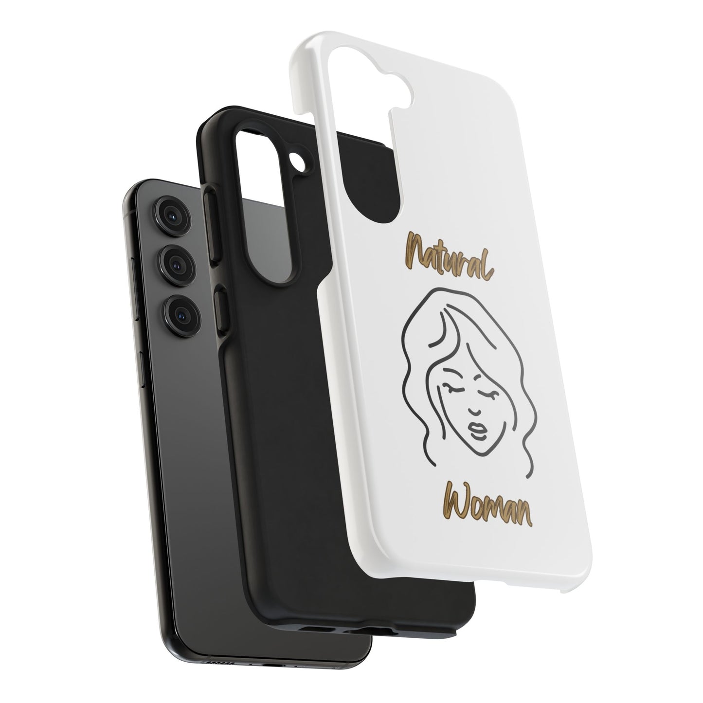 Natural Woman Modest (BL)Tough Phone Cases WHITE