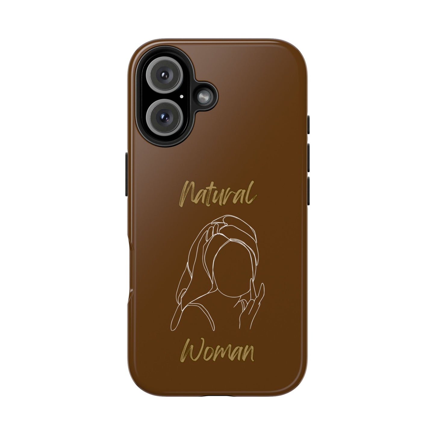 Natural Woman Towel Wrapped (WL)Tough Phone Cases BROWN
