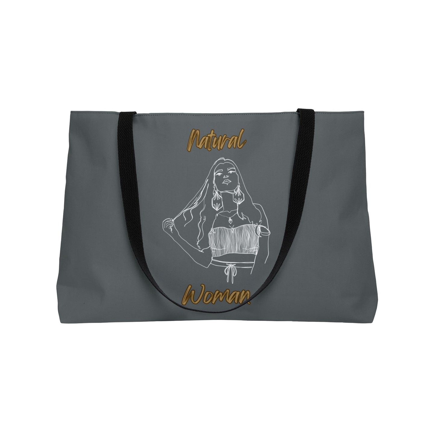 Natural Woman Thinking (WL) Weekender Tote Bag DARK GREEN