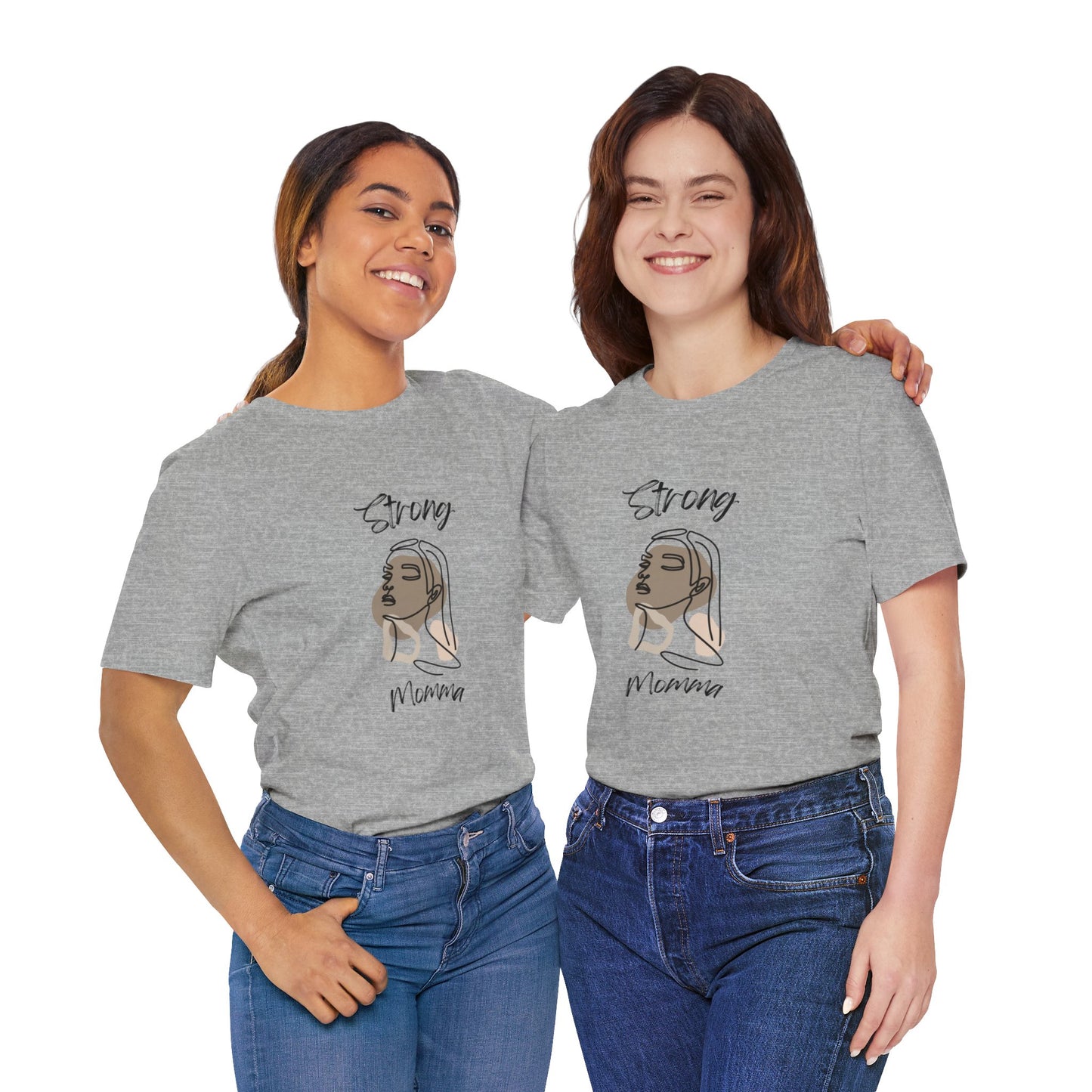 Strong Momma (BL) Short Sleeve T-Shirt EXPRESS DELIVERY ON SELECT COLORS