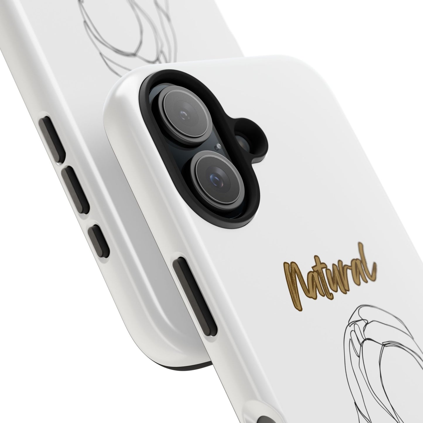 Natural Woman Towel Wrapped (BL)Tough Phone Cases WHITE