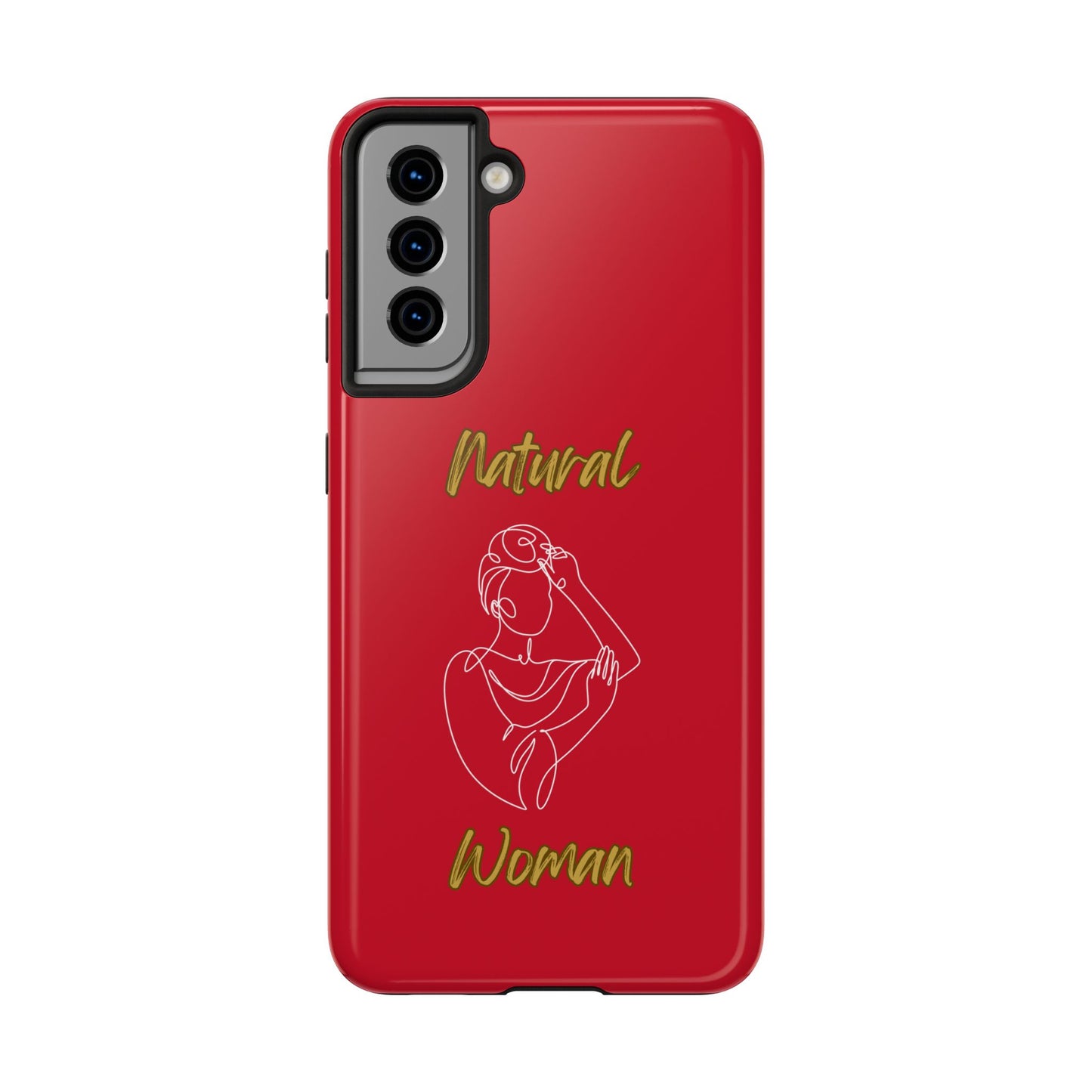 Natural Woman Style (WL)Tough Phone Cases DARK RED