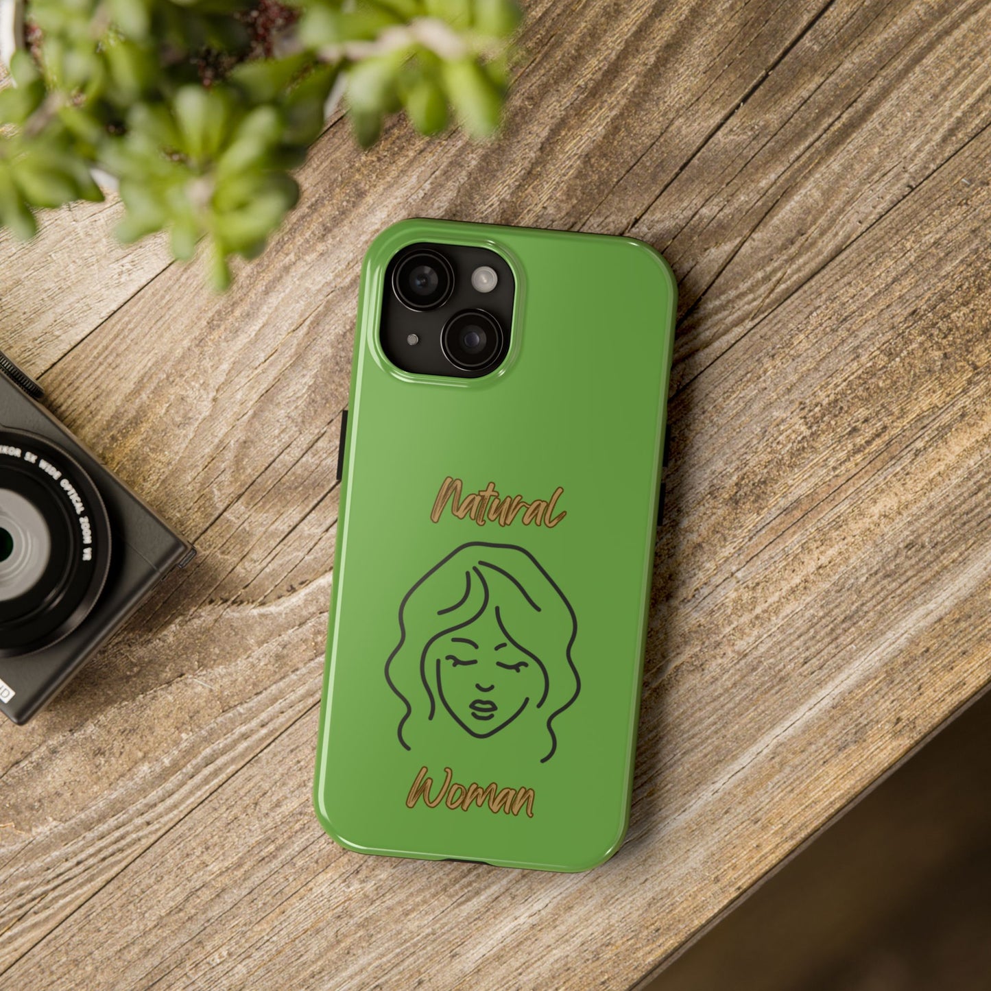 Natural Woman Modest (BL)Tough Phone Cases GREEN