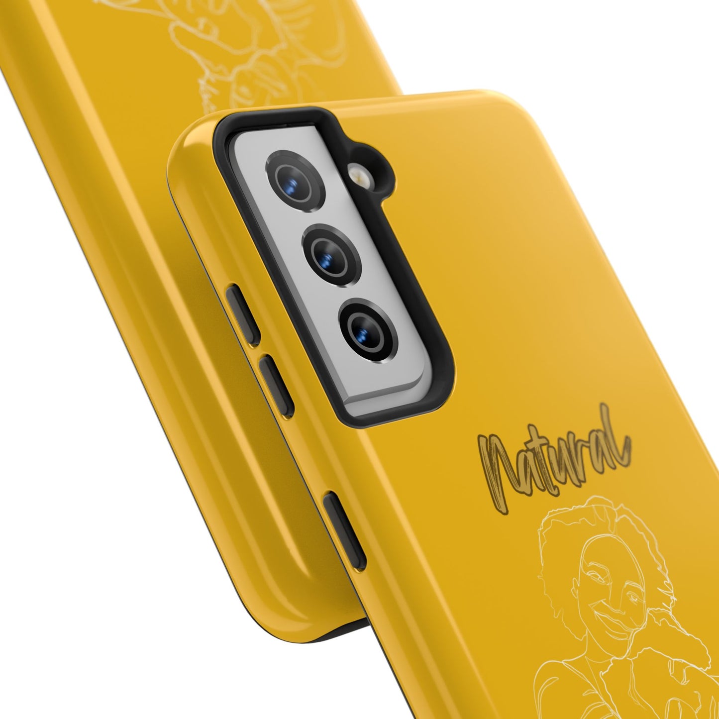 Natural Woman Loving Embrace (WL)Tough Phone Cases YELLOW