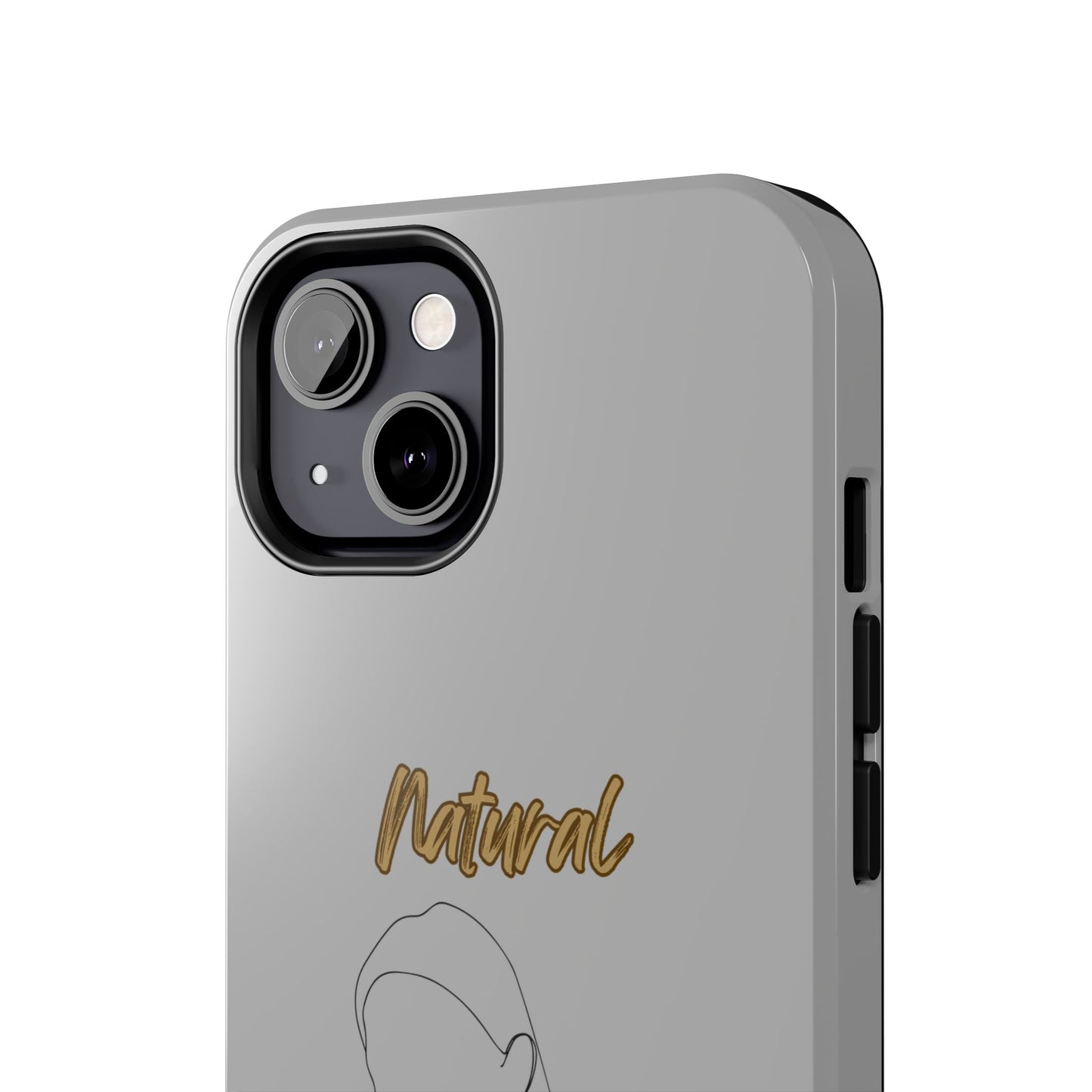 Natural Woman Tilted Look (BL) Tough Phone Cases LIGHT GREY
