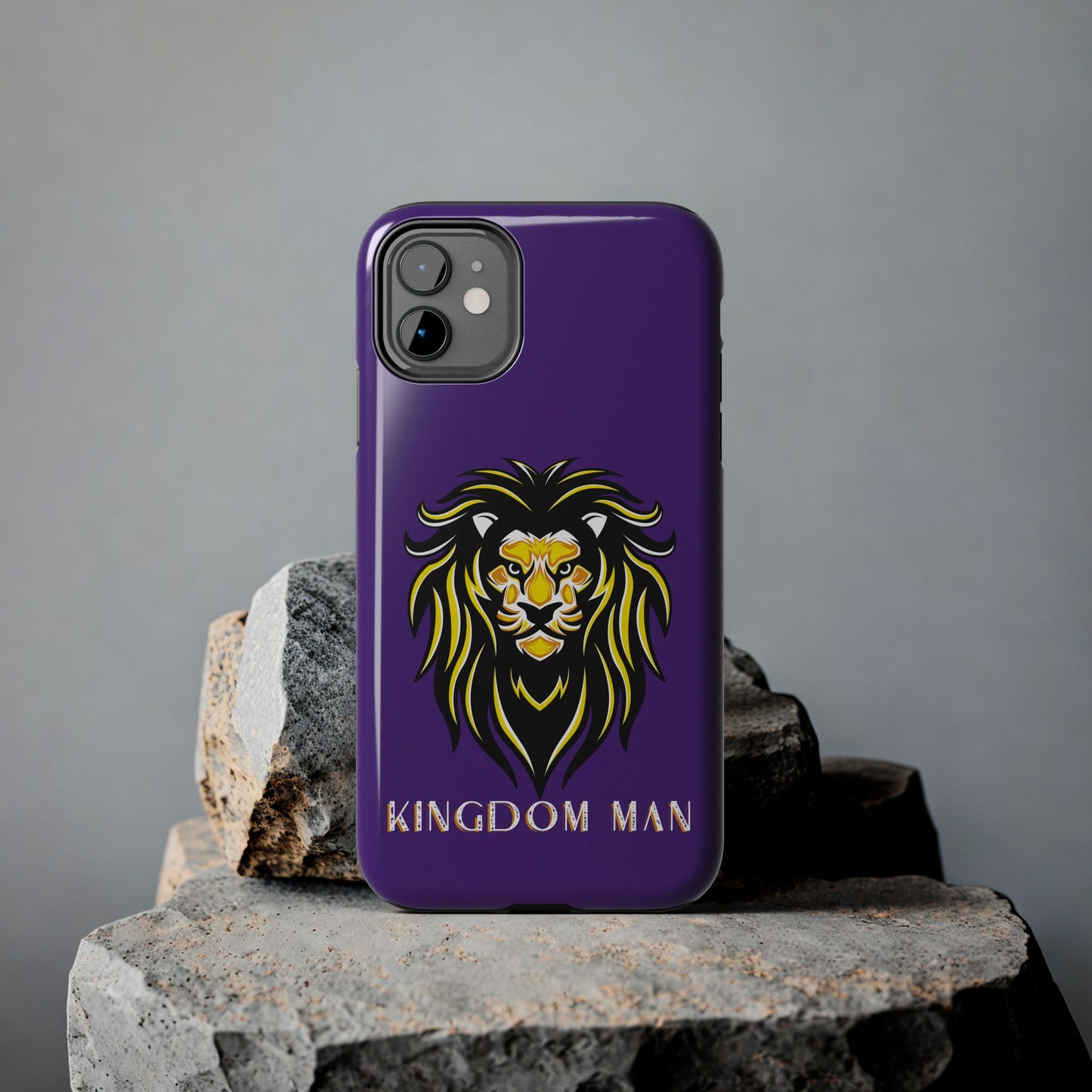 Kingdom Man (White-Gold Label) Tough Phone Case PURPLE