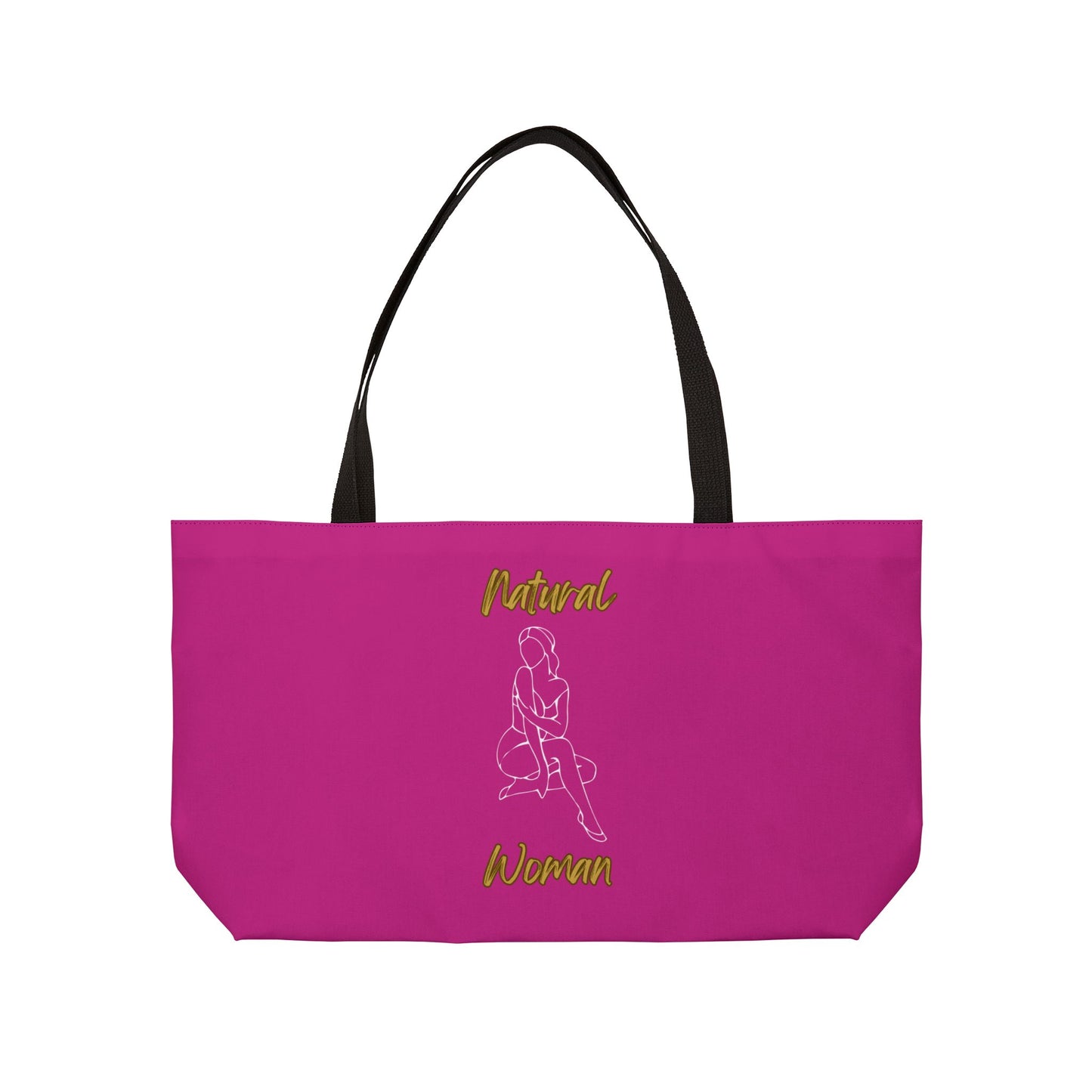 Natural Woman Shoulder Action (WL) Weekender Tote Bag PINK