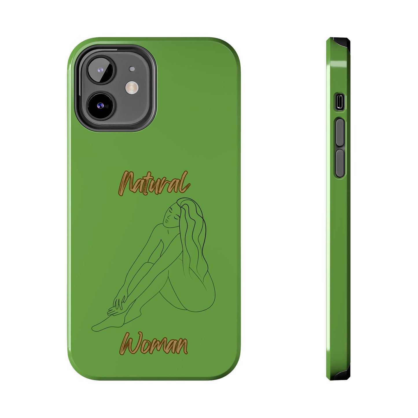 Natural Woman Beauty (BL) Tough Phone Cases GREEN