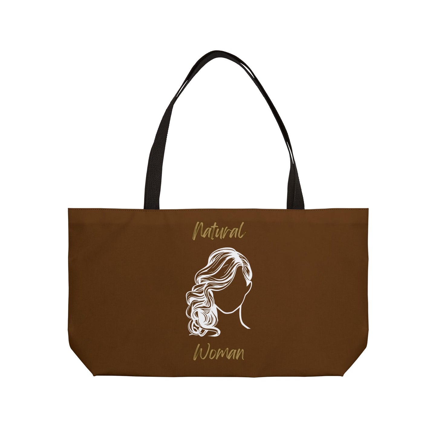 Natural Woman Long Curl (WL) Weekender Tote Bag BROWN