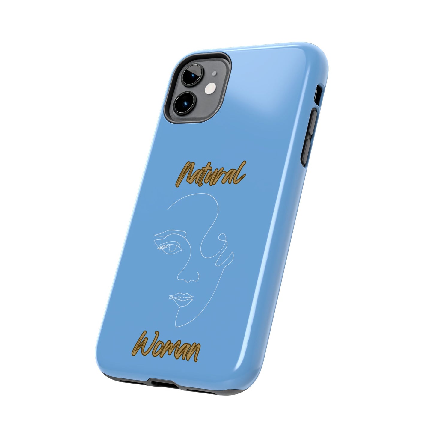 Natural Woman Looking (WL) Tough Phone Cases LIGHT BLUE