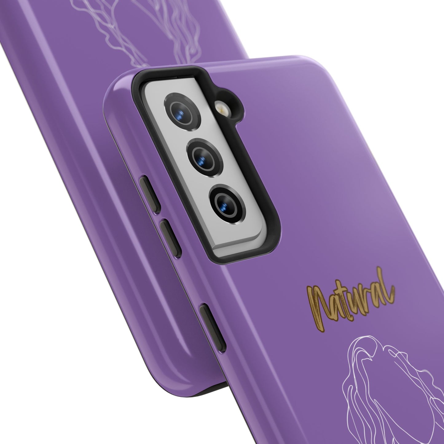 Natural Woman Relaxed (WL) Tough Phone Cases LIGHT PURPLE