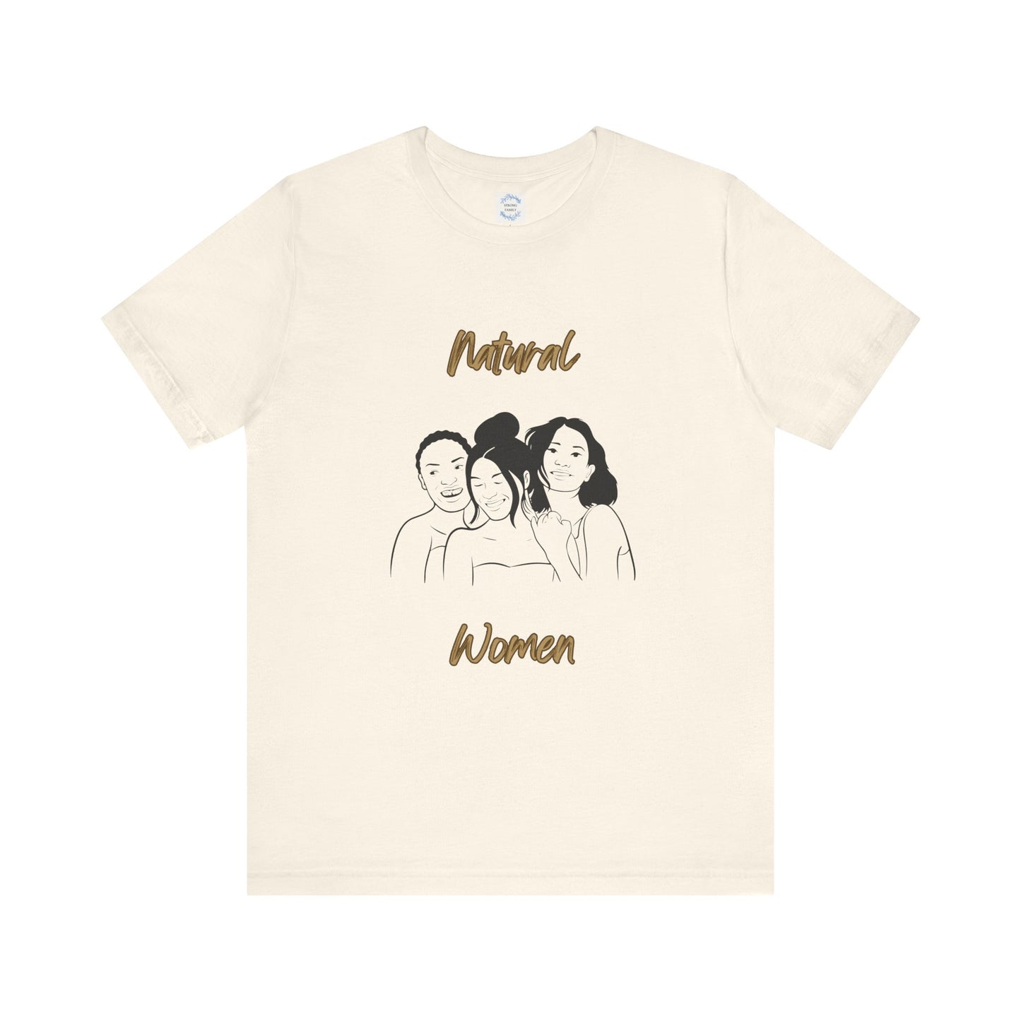Natural Woman Laughing Friends (BL) Short Sleeve T-Shirt