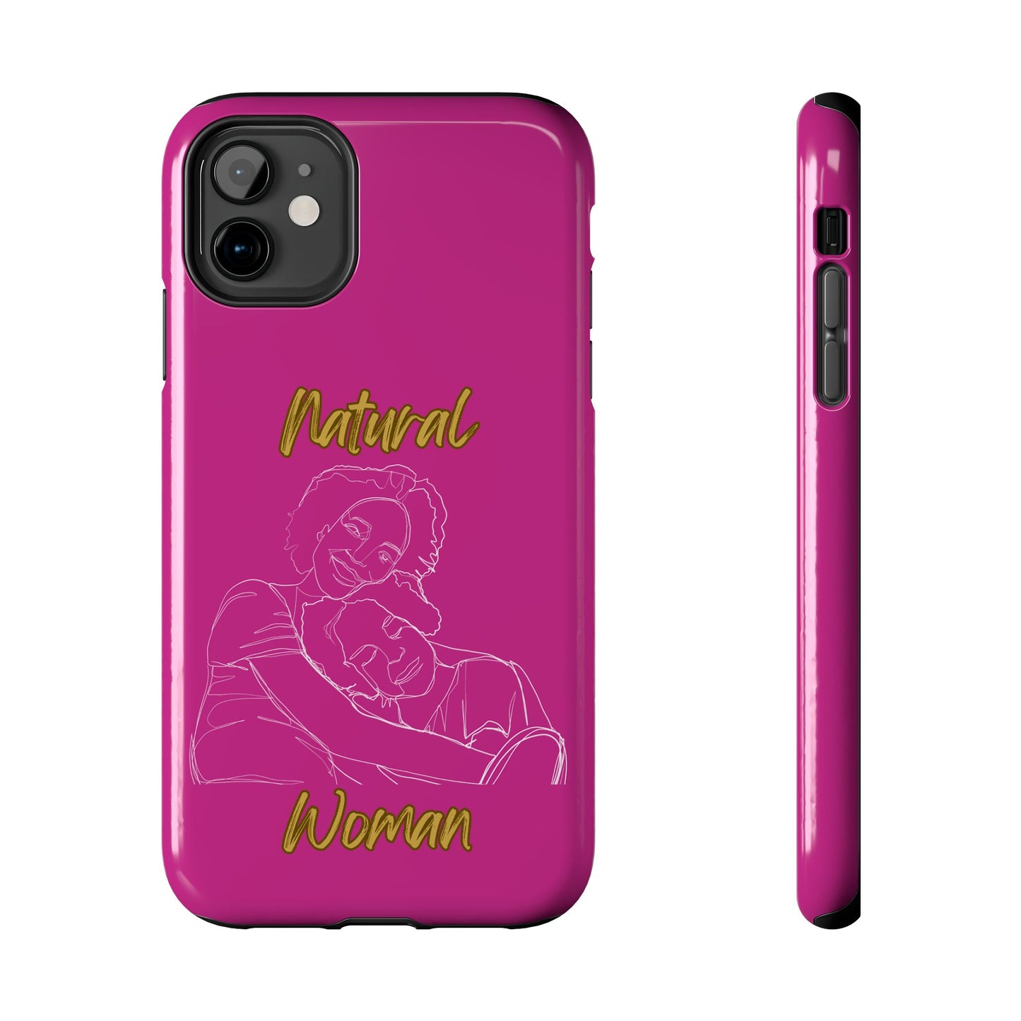 Natural Woman Loving Embrace (WL)Tough Phone Cases PINK