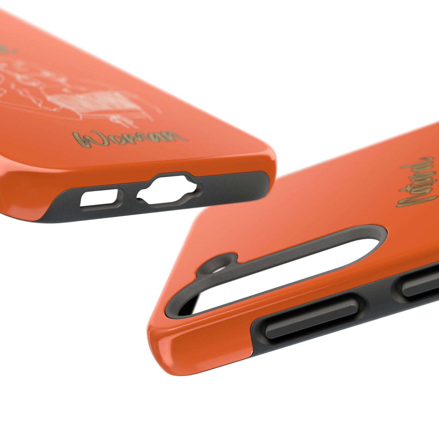 Natural Woman Thinking (WL)Tough Phone Cases ORANGE