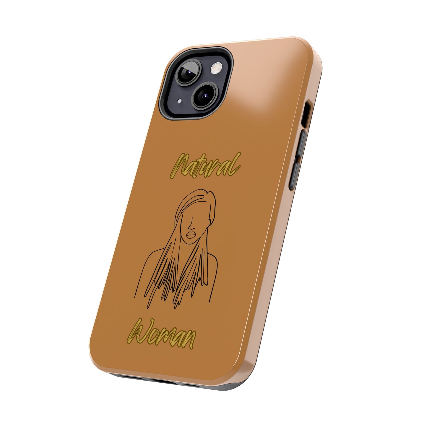 Natural Woman Content (BL)Tough Phone Cases LIGHT BROWN
