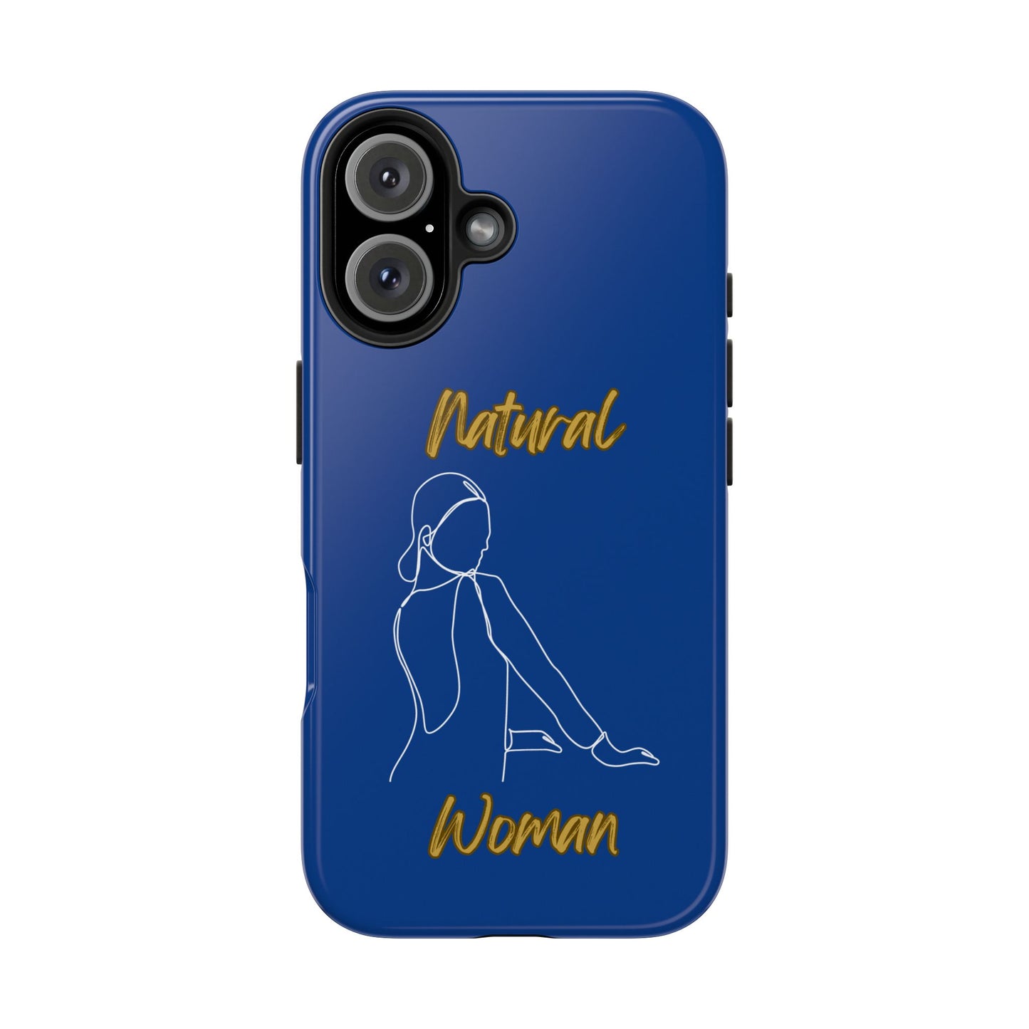 Natural Woman Hands Free (WL)Tough Phone Cases DARK BLUE
