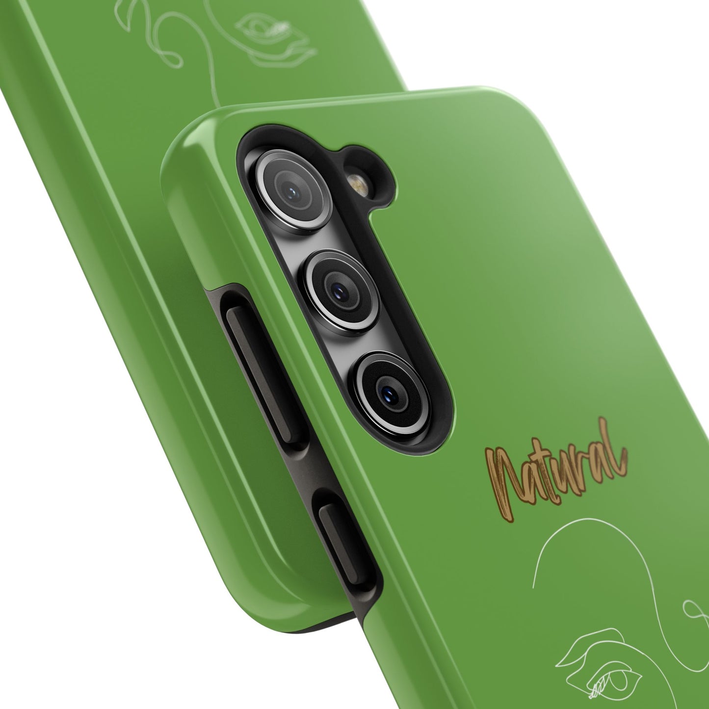 Natural Woman Looking (WL) Tough Phone Cases GREEN
