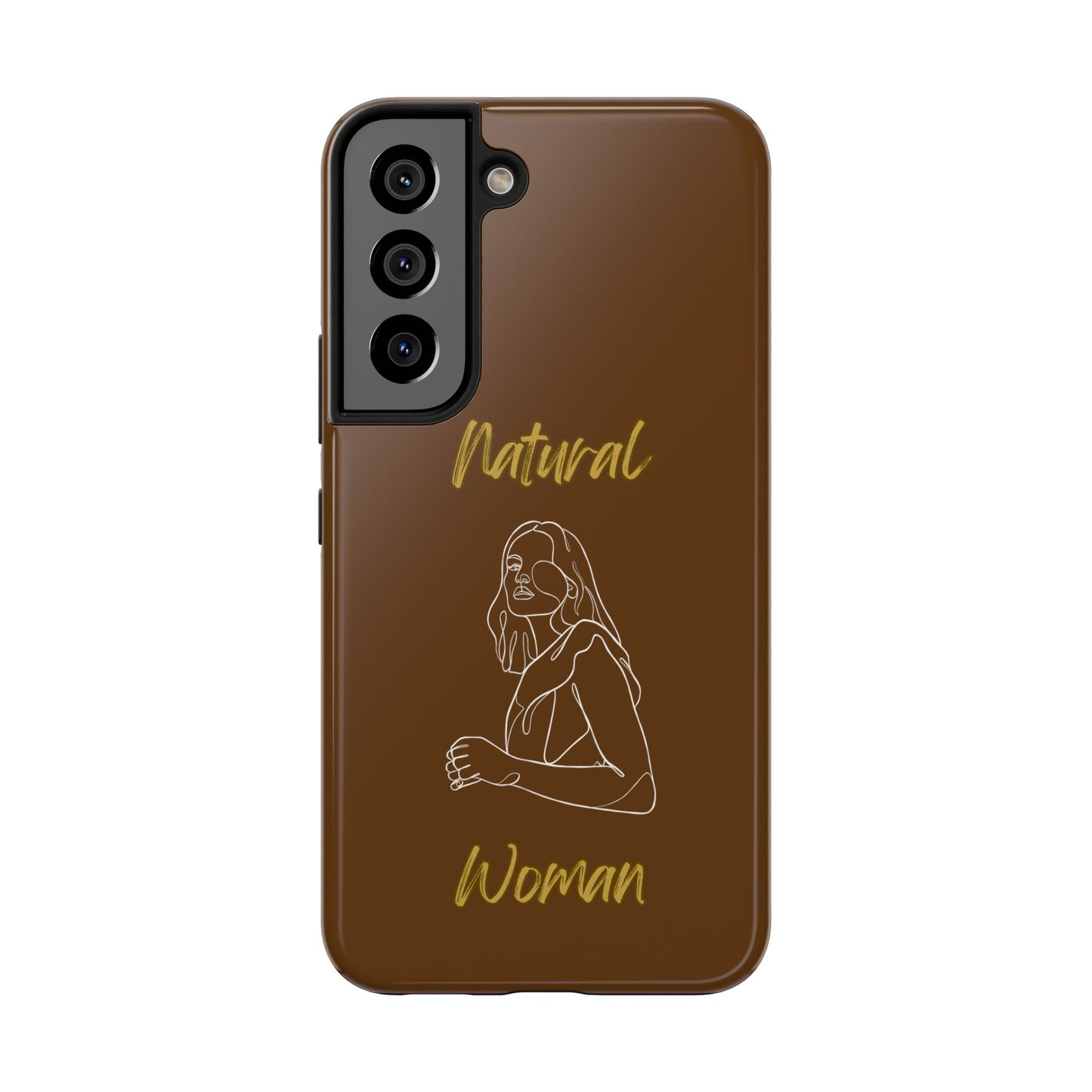 Natural Woman Care Free (WL)Tough Phone Cases BROWN