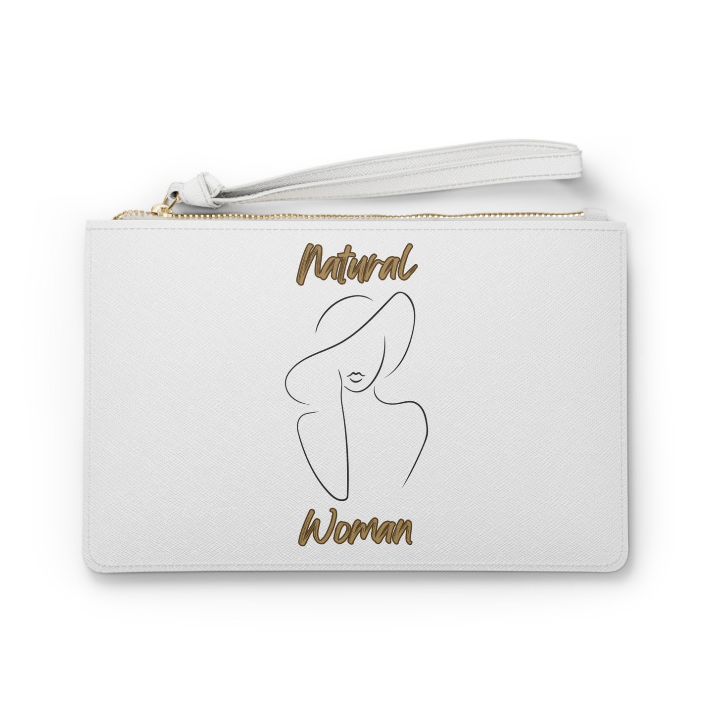 Natural Woman Sun Hat (BL) Clutch Bag WHITE