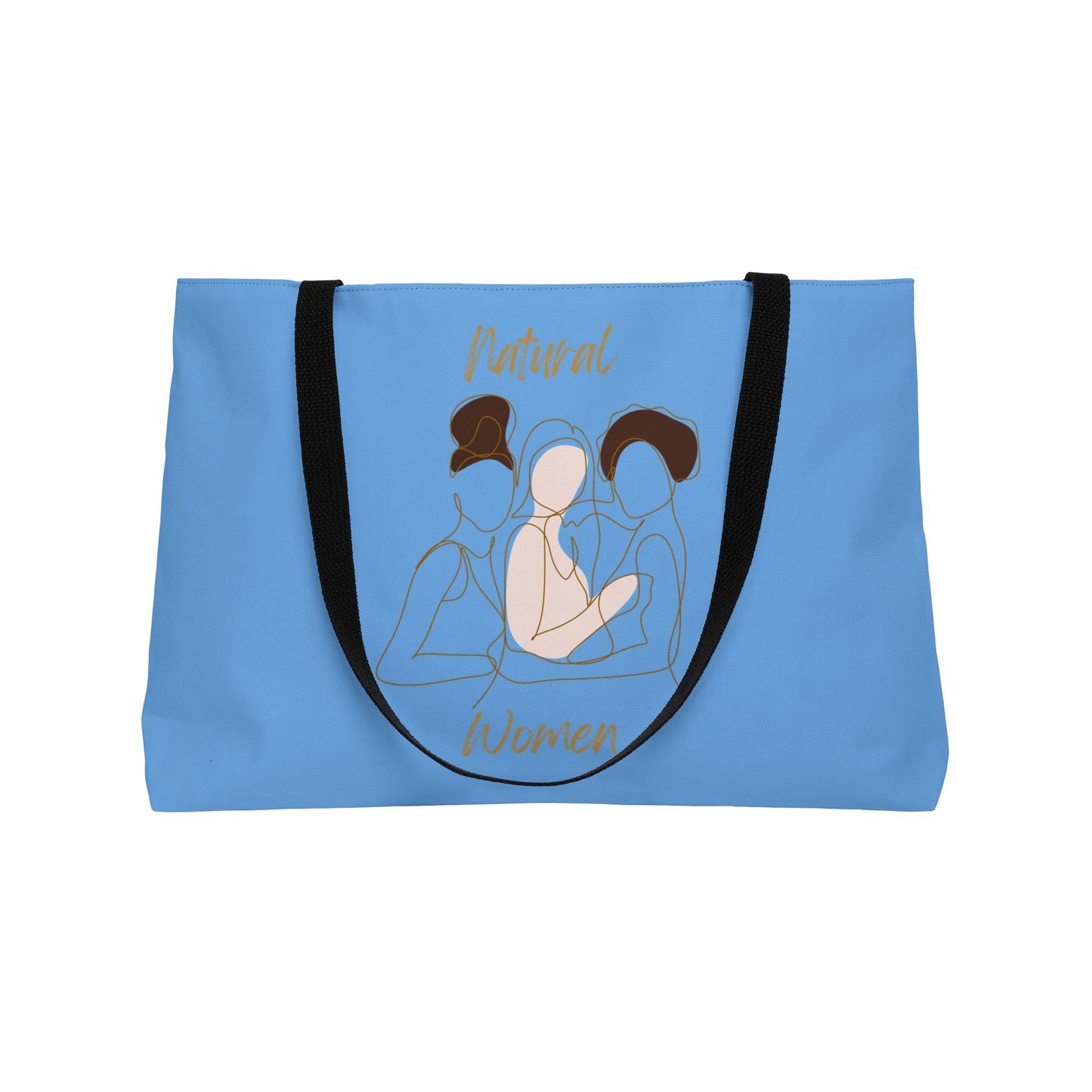 Natural Women Friends (BL) Weekender Tote Bag LIGHT BLUE